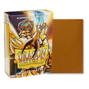 Bustine Protettive Ruvide Dragon Shield Oro - Japanese Size