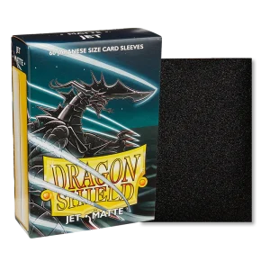 Bustine Protettive Ruvide Dragon Shield Nero Jet - Japanese Size