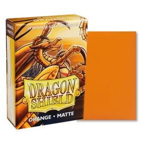 Bustine Protettive Ruvide Dragon Shield Arancione - Japanese Size