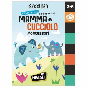 Libro-Gioco Filastrocche della Mamma e del cucciolo Montessori