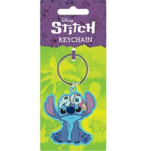 Lilo and stitch - stitch and scrump - pvc keychain