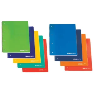 TINTA UNITA maxi spiralato 80 fogli rigatura 5mm CON FORI