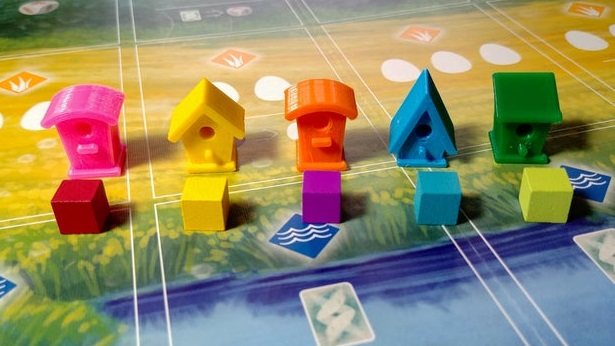 40 token azione casetta – Pimp up Wingspan Base - immagine 2